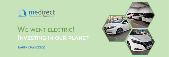 MeDirect committed towards a better environment with its new fleet of electric cars