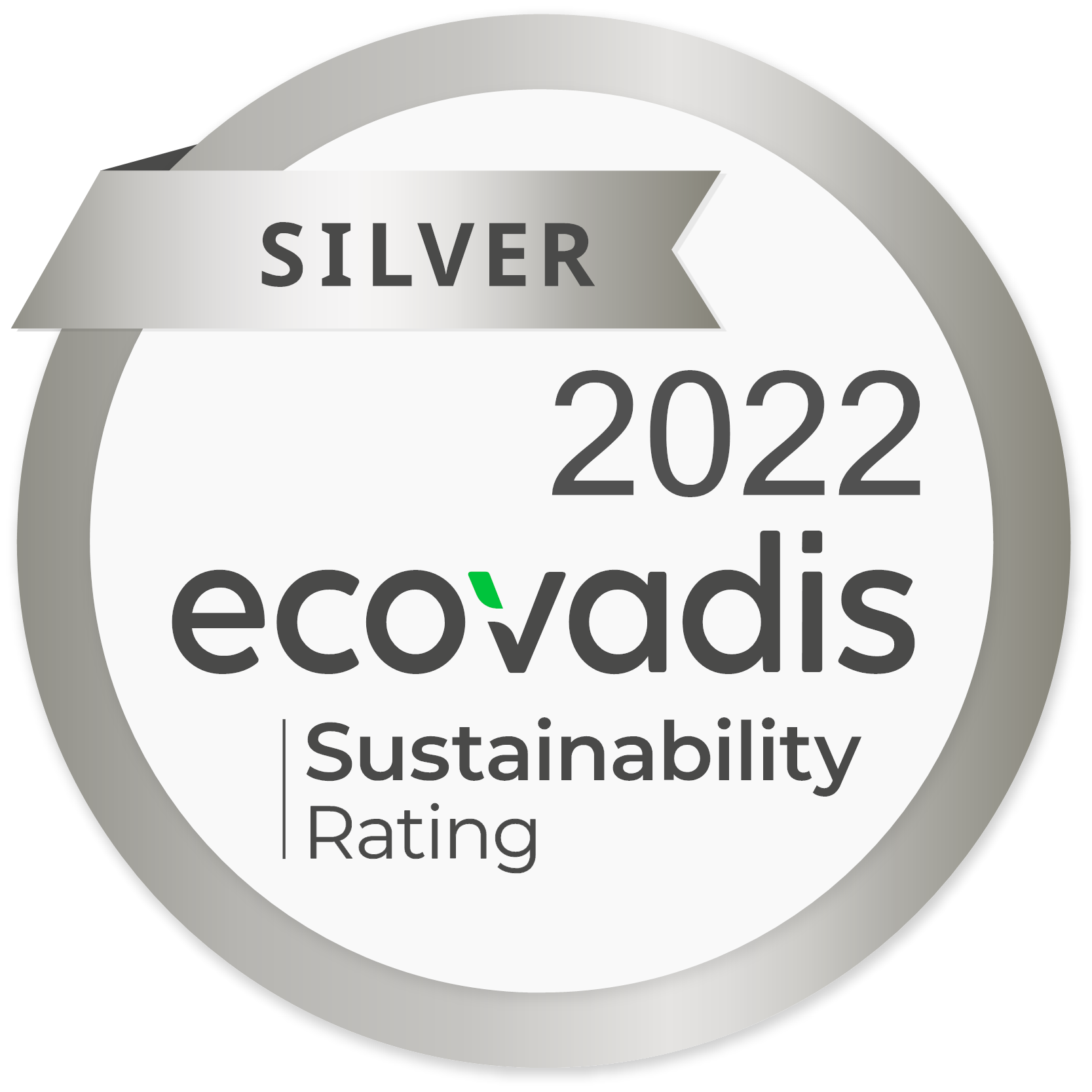 Ecovadis Silver medal 2022