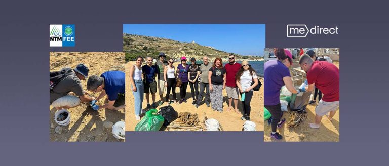 MeDirect employees team up with Nature Trust for Gnejna clean-up