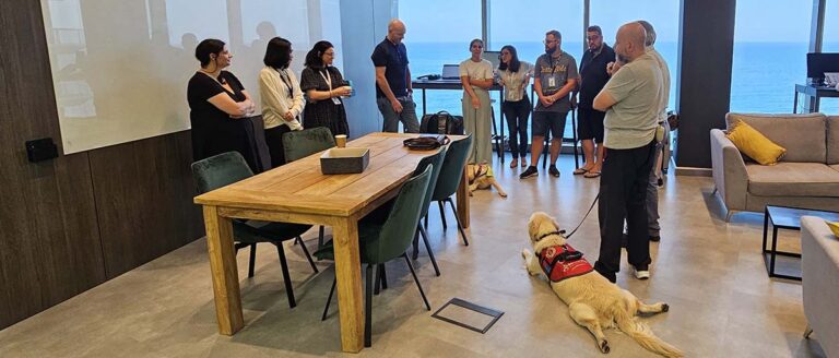 Benefits of dog assisted therapy introduced to MeDirect employees