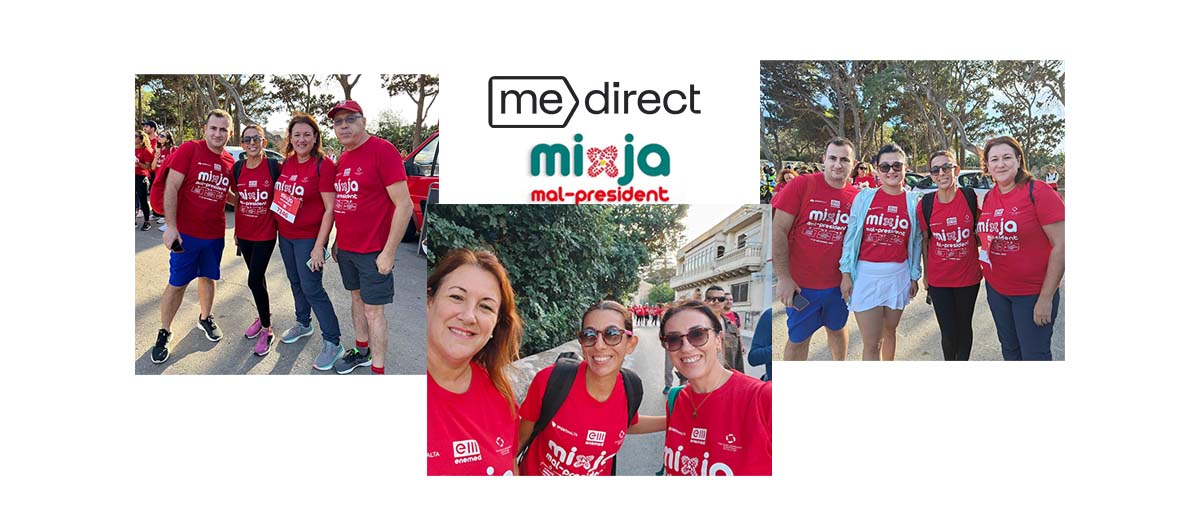 MeDirect staff join Il-Mixja Mal-President